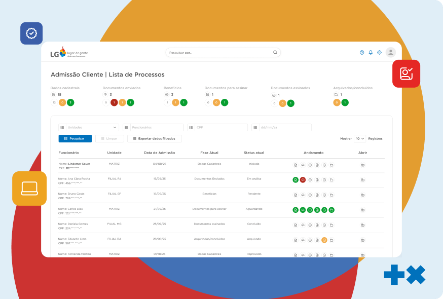 Admissões digitais, seguras e acolhedoras desde o início